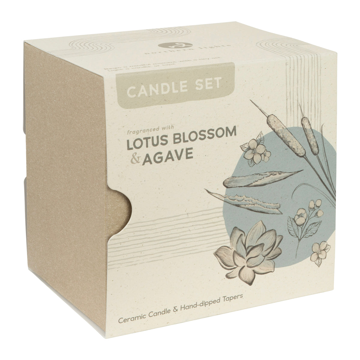 Mindful Moments Candle Set - Lotus Blossom & Agave – Northern