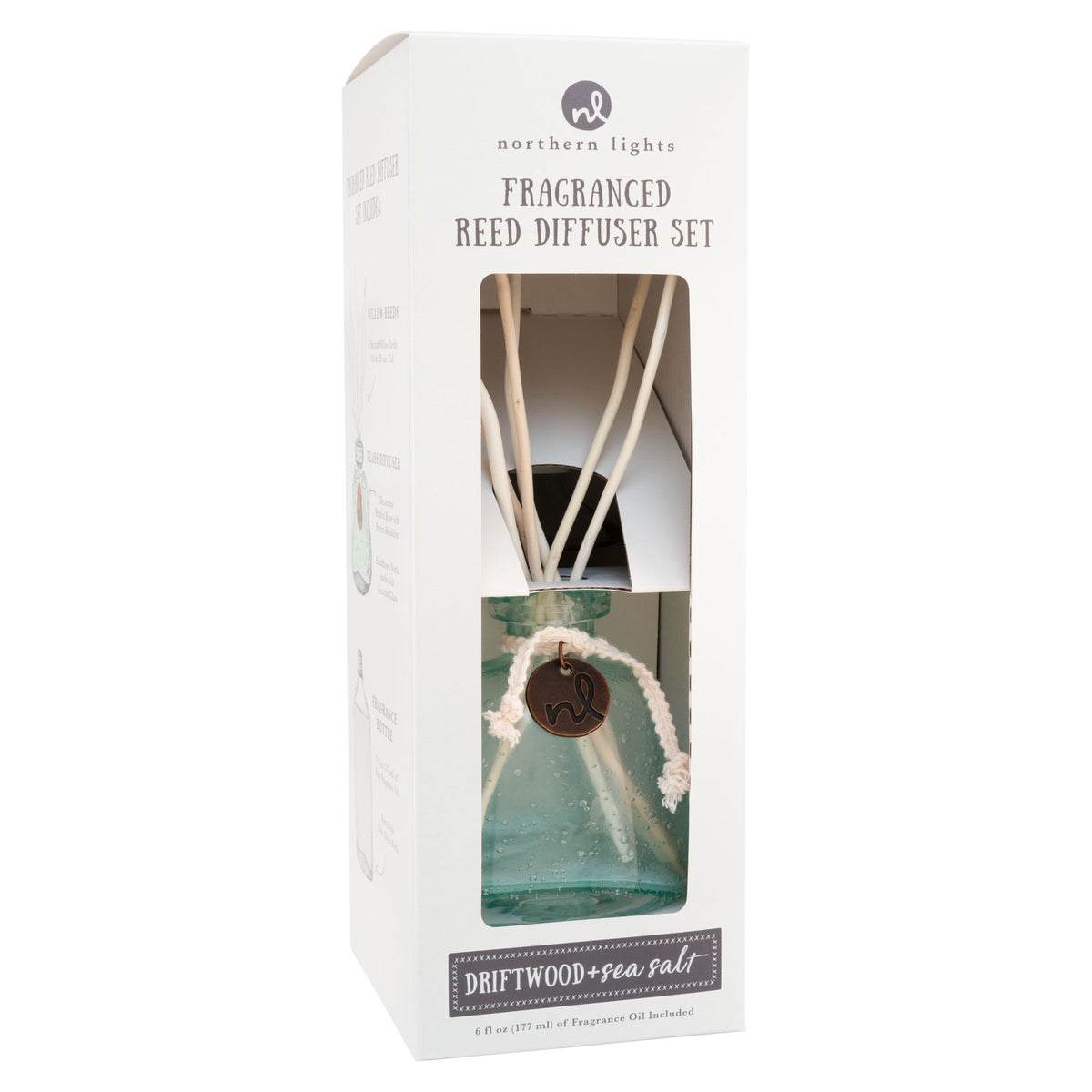 Windward Reed Diffuser - Driftwood and Sea Salt – Northern Lights