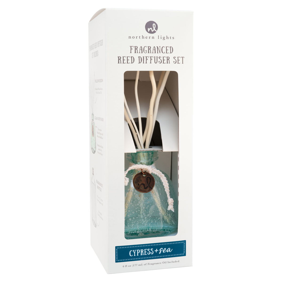 Windward Reed Diffuser - Cypress and Sea – Northern Lights Candles