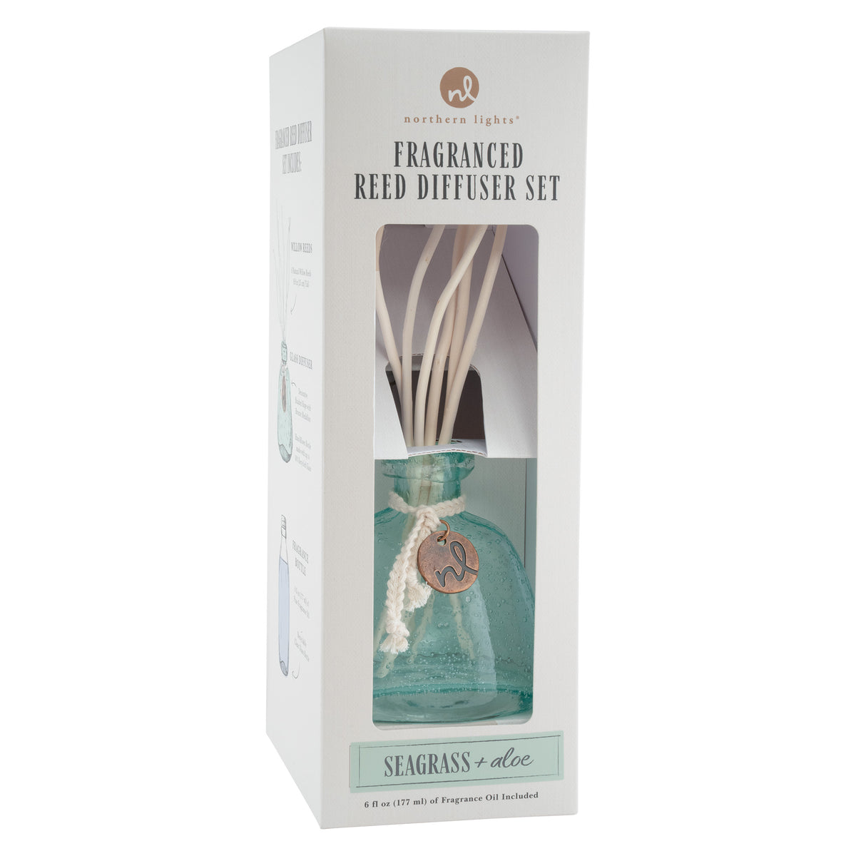 Windward Reed Diffuser - Seagrass and Aloe – Northern Lights Candles