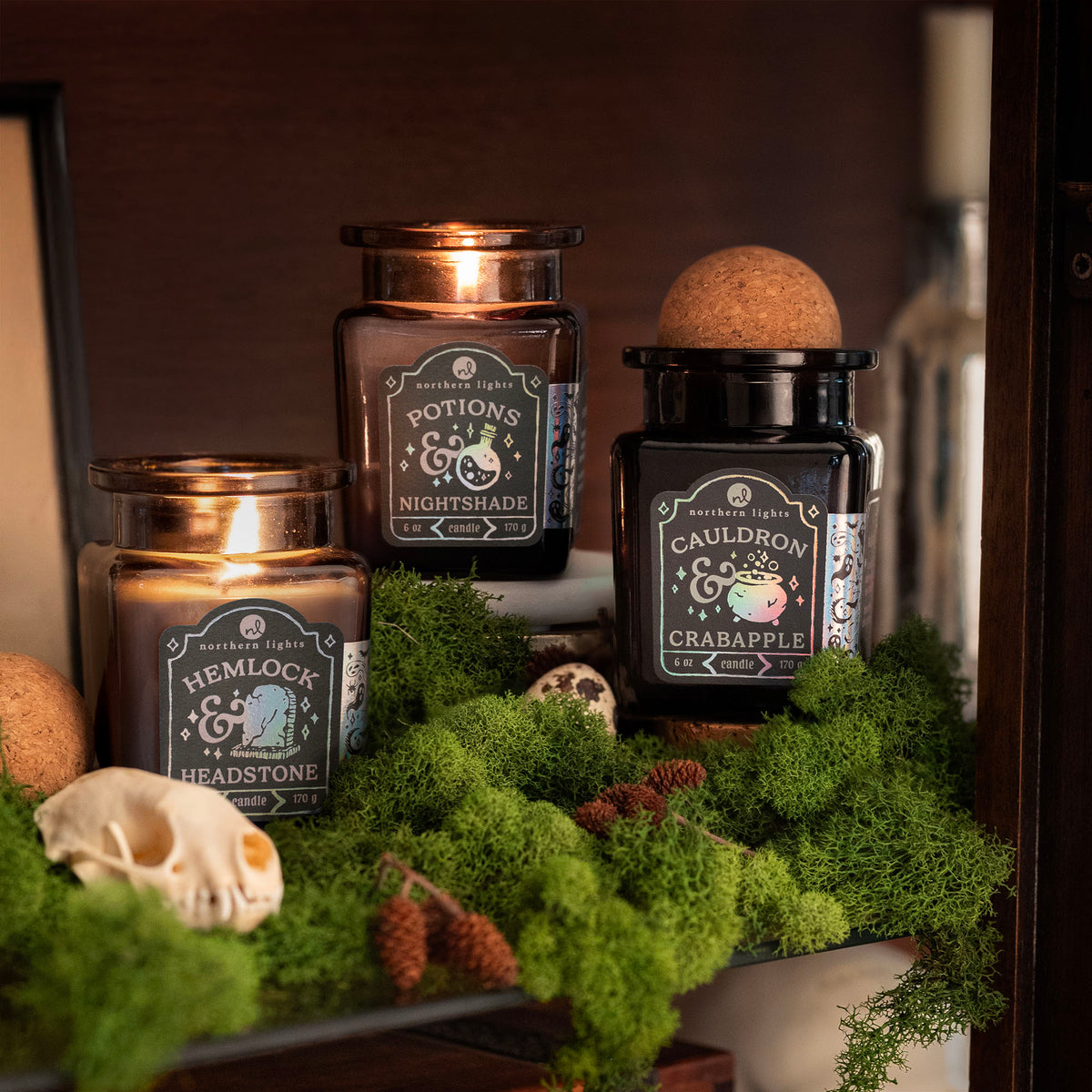 【northern lights candls】ハンドメイド・キャンドル Seasonal Curiosity - Cauldron & Crabapple – Northern Lights Candles