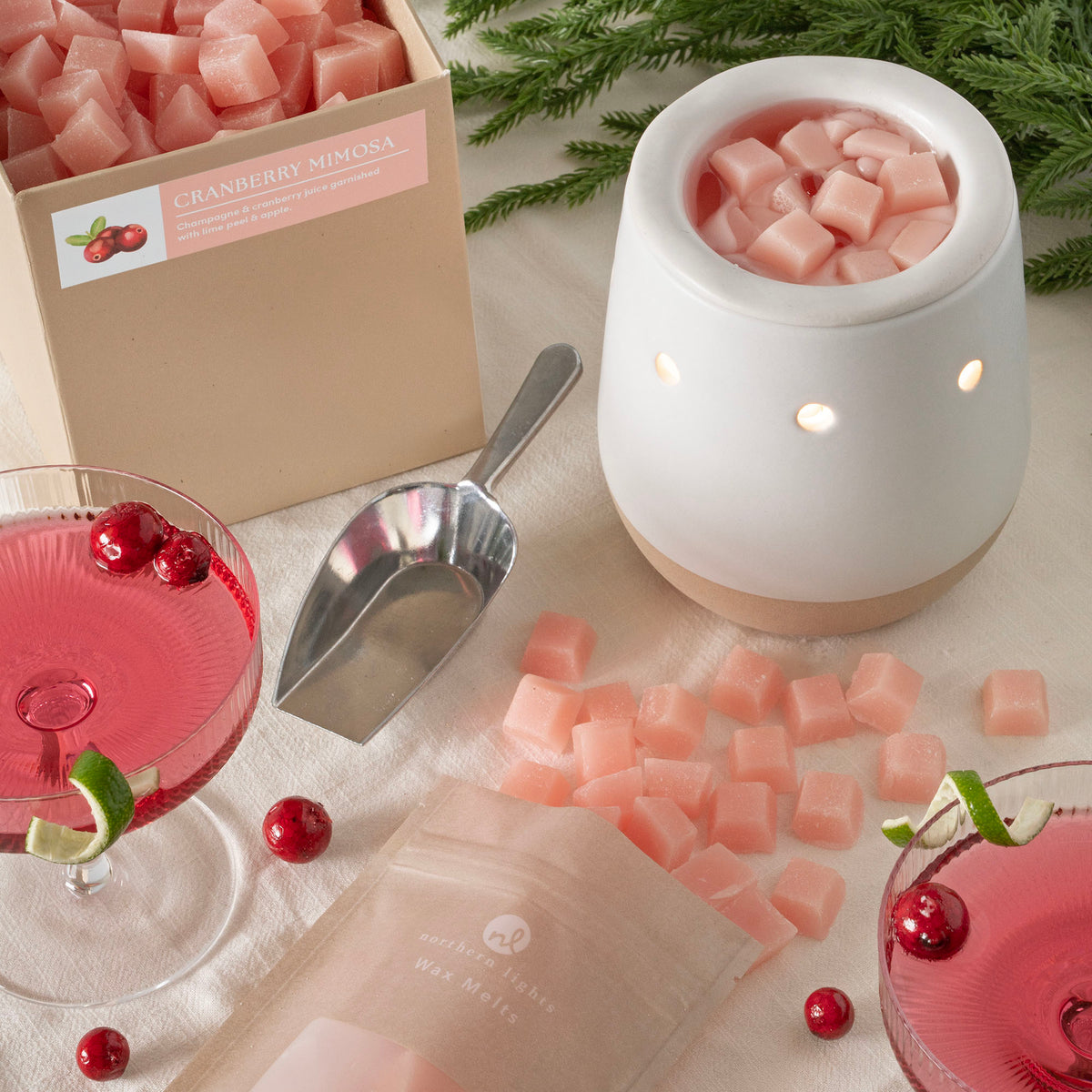 4oz Wax Melt Pouch - Cranberry Mimosa – Northern Lights Candles