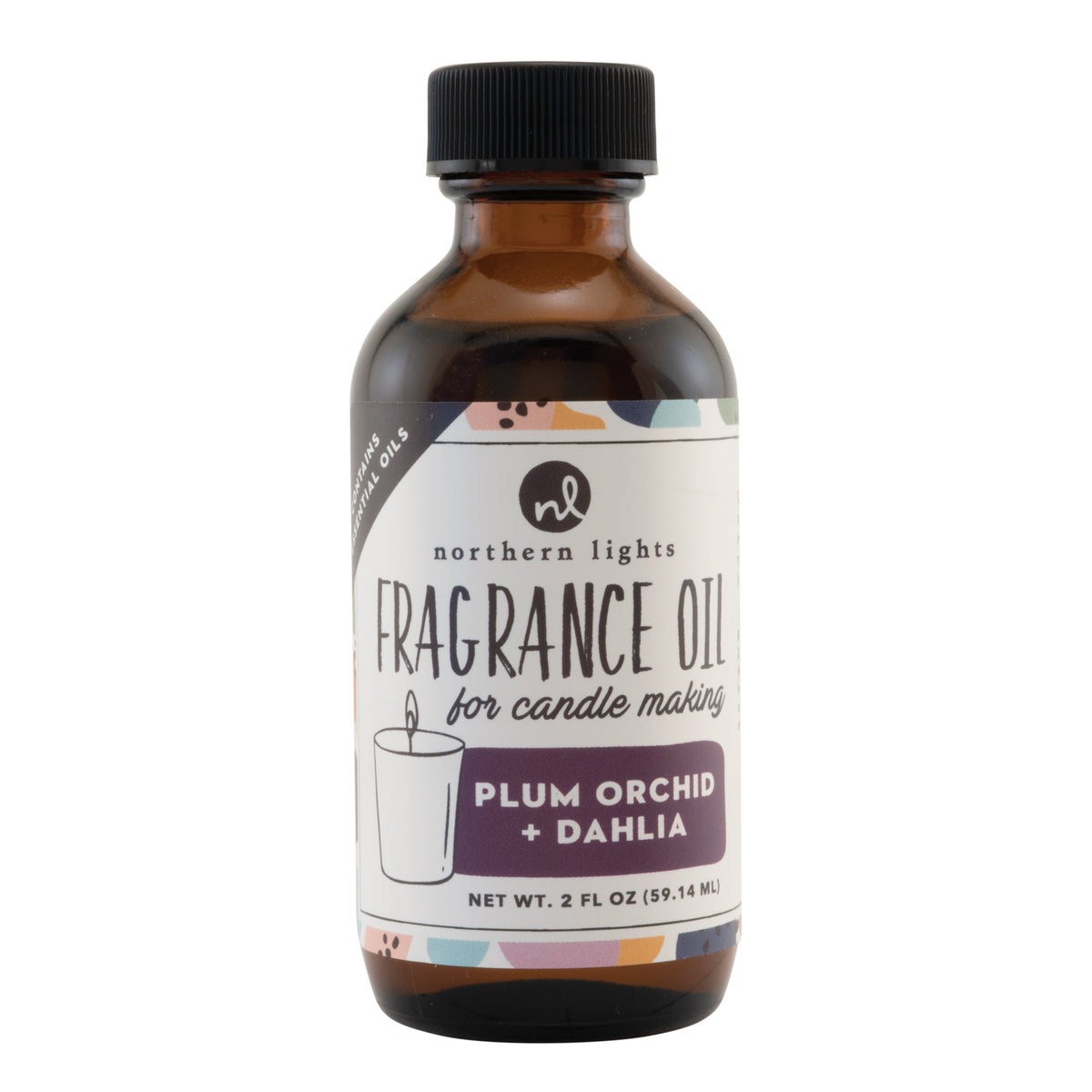 Fragrance Oil 2oz Glass Bottle - Plum Orchid & Dahlia – Northern
