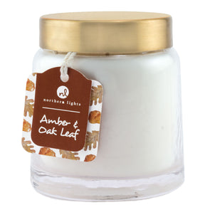 Essentials Jar - Amber & Oak Leaf