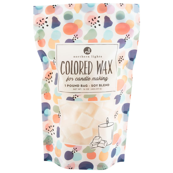 Unfragranced Wax Chips 1lb Bag - White