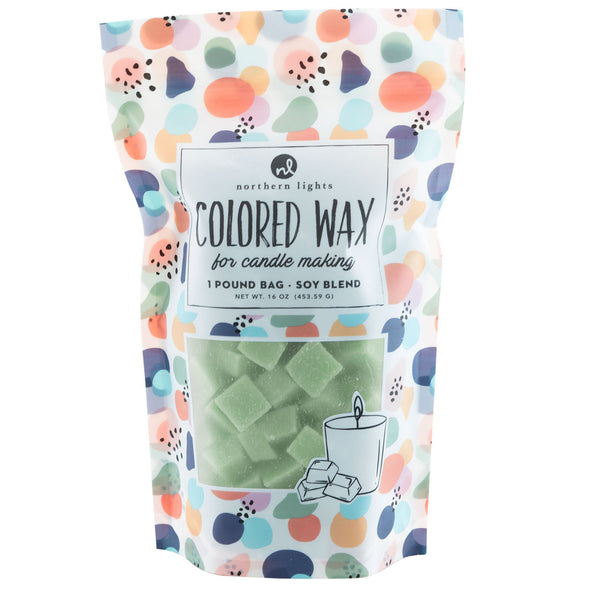 Unfragranced Wax Chips 1lb Bag - Matcha