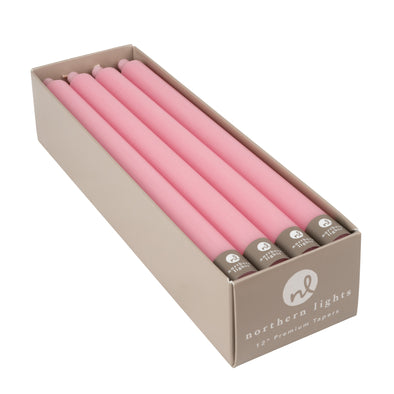 12" Tapers 12pk - Soft Pink