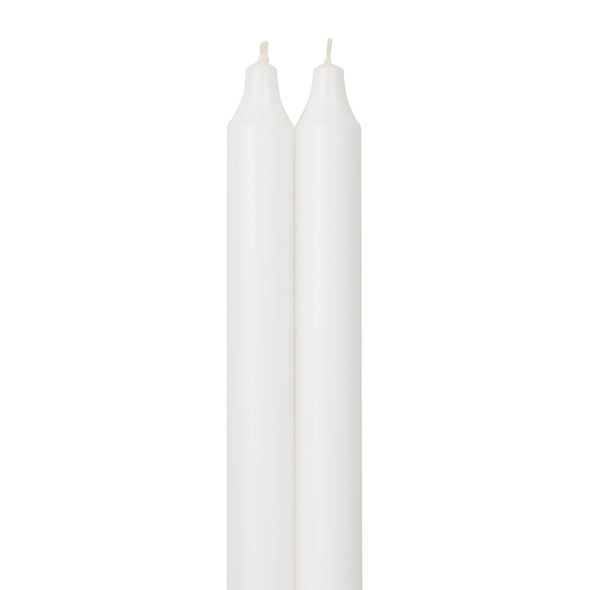 12" Tapers 2pk - Pure White