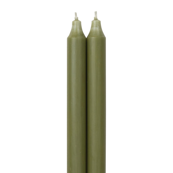 12" Tapers 2pk - Moss Green