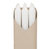 12" Tapers 6pk Gift Set - Pure White