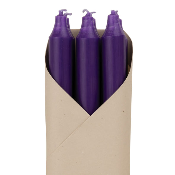 12" Tapers 6pk Gift Set - Purple