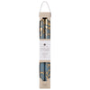 12" Decorative Tapers 2pk - Prairie Blue w/ Gold