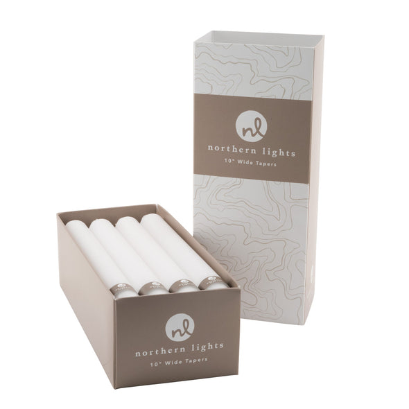 10" Tapers 12pk - Pure White