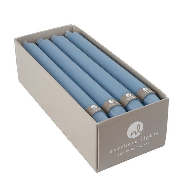 10" Tapers 12pk - Prairie Blue