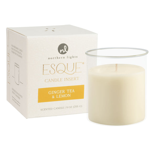 Esque® Luminary Candle Insert - Ginger Tea & Lemon