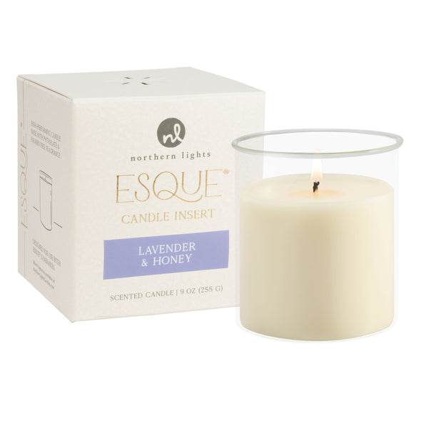 Esque® Luminary Candle Insert - Lavender & Honey