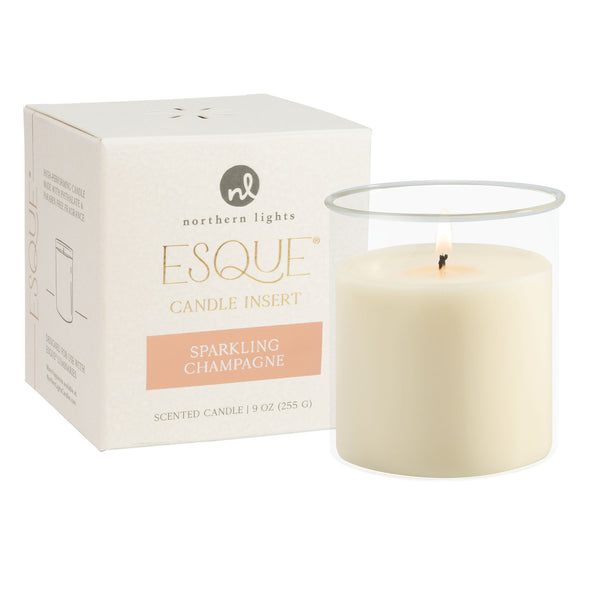Esque® Seasonal Candle Insert - Sparkling Champagne