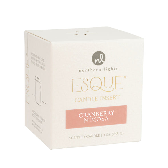 Esque® Seasonal Candle Insert - Cranberry Mimosa