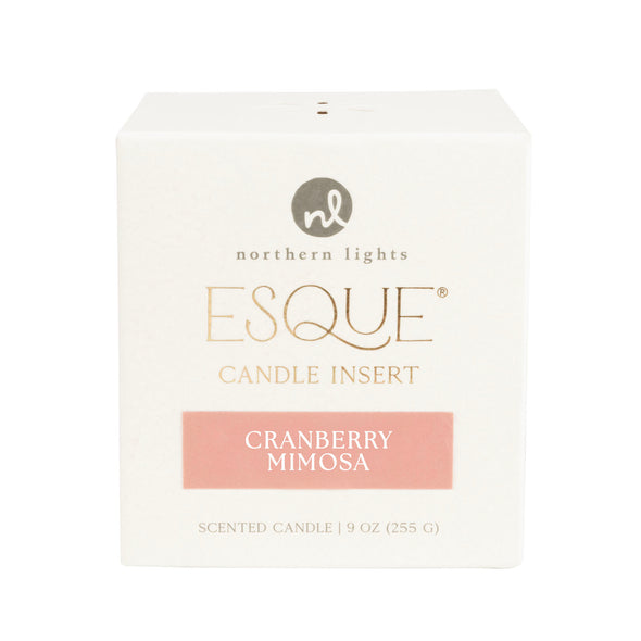 Esque® Seasonal Candle Insert - Cranberry Mimosa