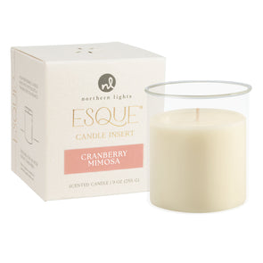 Esque® Seasonal Candle Insert - Cranberry Mimosa