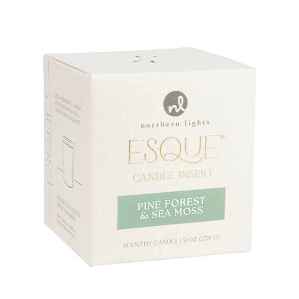 Esque® Seasonal Candle Insert - Pine Forest & Sea Moss