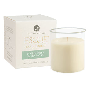 Esque® Seasonal Candle Insert - Pine Forest & Sea Moss