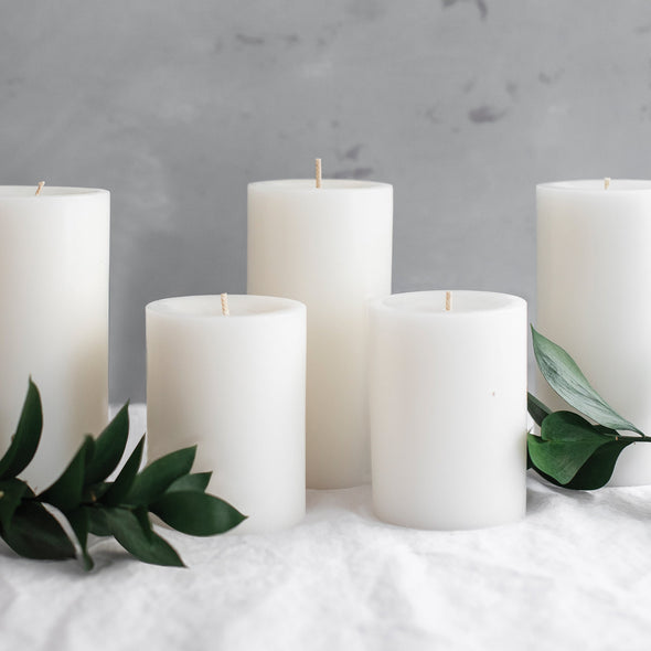 Northern Lights Candles / 3x4 Pillar - Ivory