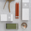 Northern Lights Candles / 10" Tapers 12pk - Pure White