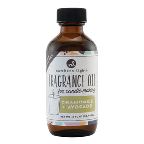 Fragrance Oil 2oz Glass Bottle - Chamomile & Avocado