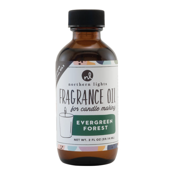 Fragrance Oil 2oz Glass Bottle - Evergreen Forest