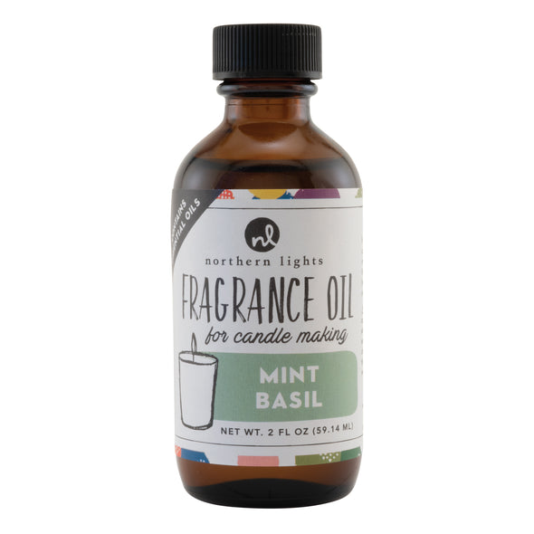 Fragrance Oil 2oz Glass Bottle - Mint Basil