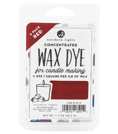 Concentrated Dye Squares 6pk - Red