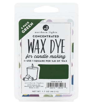 Concentrated Dye Squares 6pk - Green
