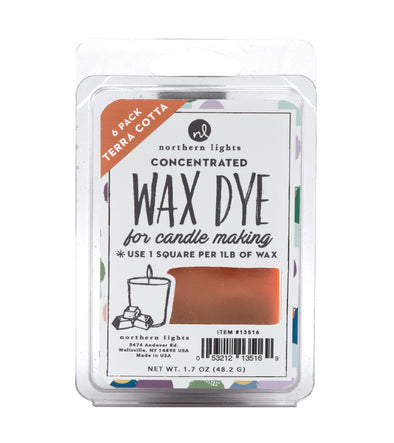 Concentrated Dye Squares 6pk - Terra Cotta