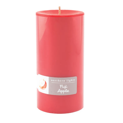 Northern Lights Candles / 3x6 Pillar - Fuji Apple
