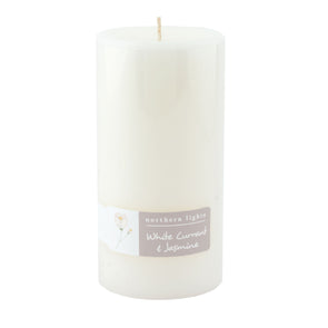 Northern Lights Candles / 3x6 Pillar - White Currant & Jasmine