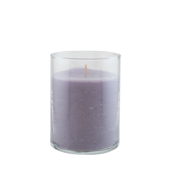 Glass Pillar - Lavender Vanilla