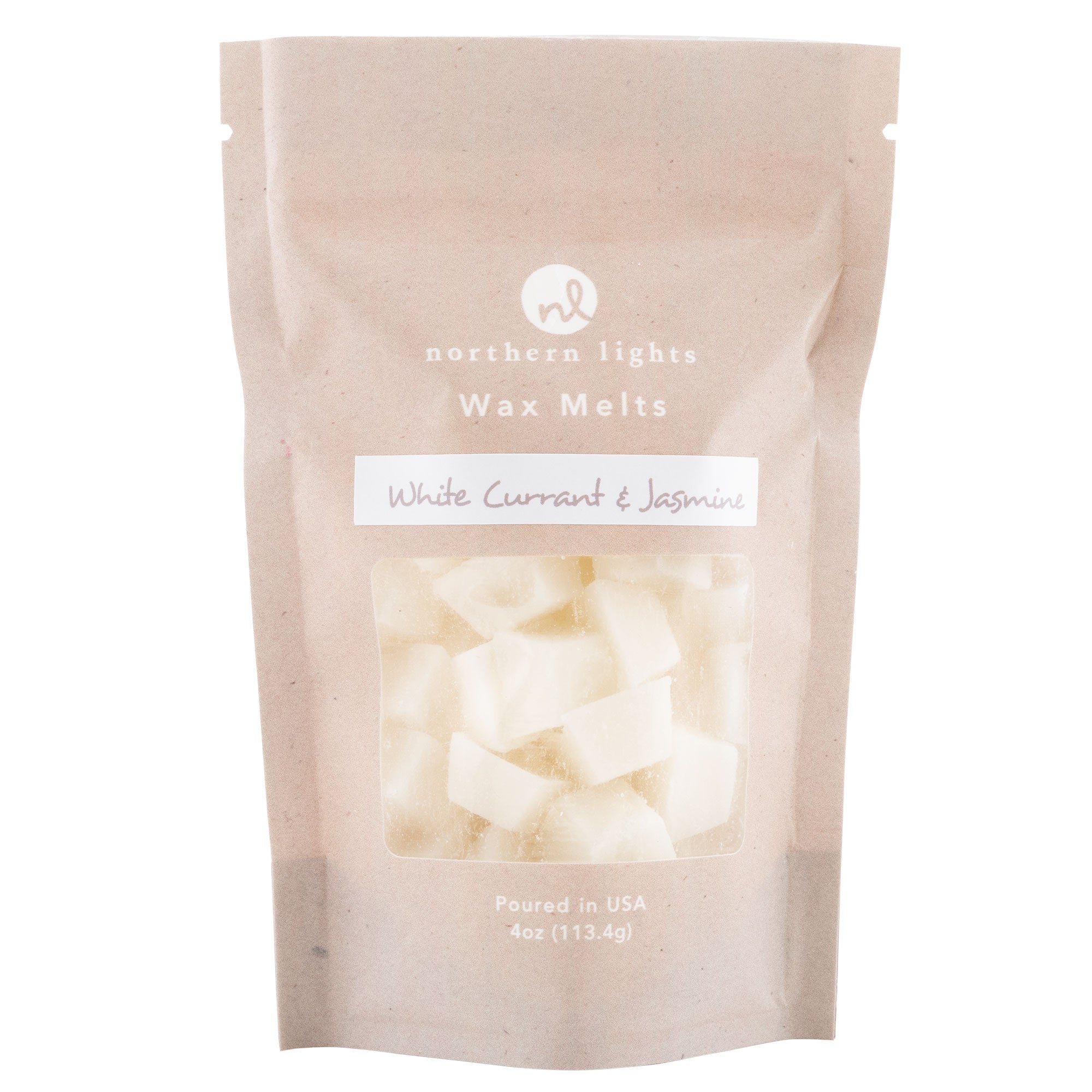 White Current & Jasmine by Northern Lights Wax Melts Pouch 4 oz
