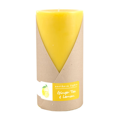3x6 Pillar - Ginger Tea & Lemon