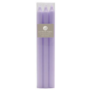 Northern Lights Candles / 12" Tapers 6pk - Lilac