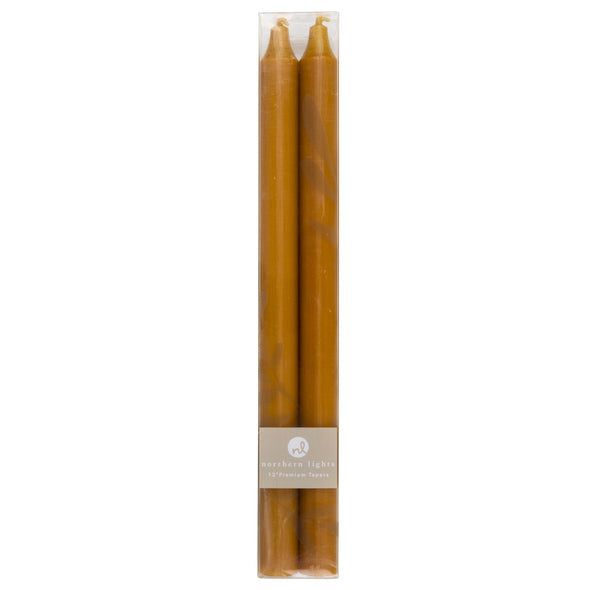 12" Tapers 2pk - Caramel