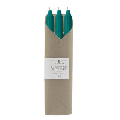 Northern Lights Candles / 12" Tapers 6pk Gift Set - Turquoise