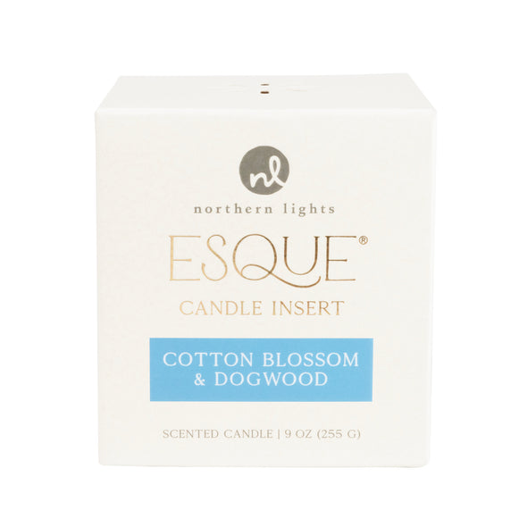 Esque® Candle Insert - Cotton Blossom & Dogwood