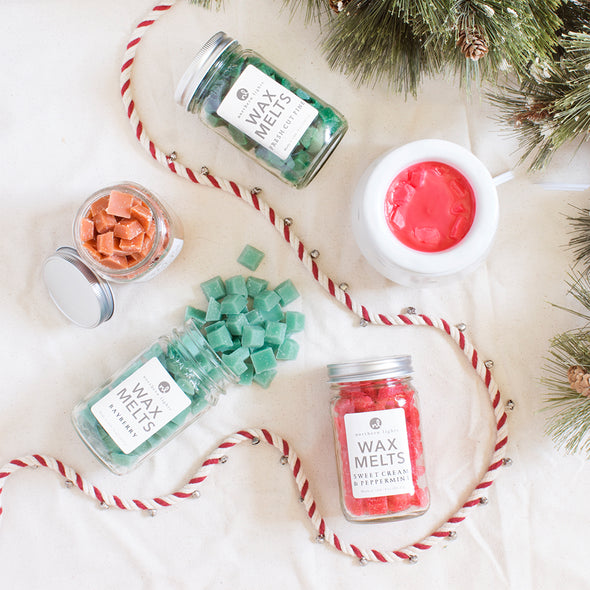 Northern Lights Candles / Mason Melts - Sweet Cream & Peppermint