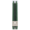 Northern Lights Candles / 10" Wide Tapers 2pk - Hunter Green