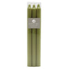 Northern Lights Candles / 12" Tapers 6pk - Moss Green