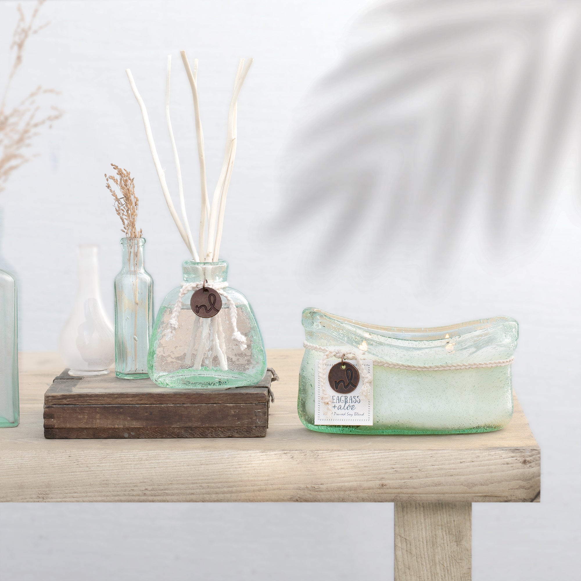 Windward Reed Diffuser - Seagrass and Aloe – Northern Lights Candles